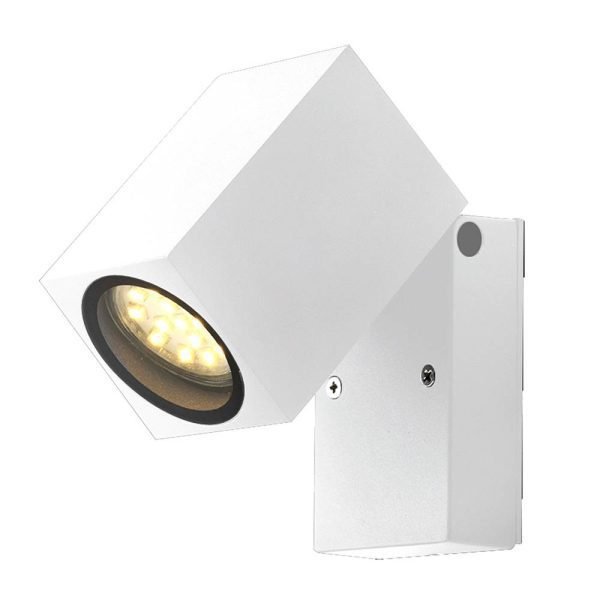 LED ЅИДНО СВЕТЛО idno svetlo aluminiumsko belo telo ip44 gu10 fasonka ac220 240v optonica scaled