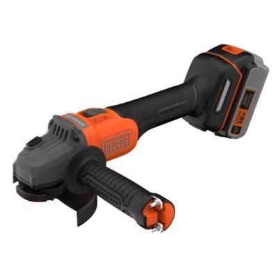 18V Аголна брусилка 115mm 1x4Ah Brushless, во торба Black+Decker | Технома