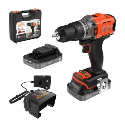 18V Вибр. дупчалка/одвртувач 2x2Ah POWERCONNECT Black+Decker | Технома